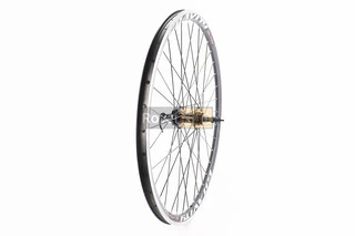 Колесо 27,5" заднє Disk-brake, обід "крапля" та втулка 14Gx36H алюмінієві NECO MS31R, під вільнобіг, кріпл. ексцентрик, "GRAVITY"