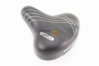 Сиденье ХВЗ на металлическом основании, VELOMAN чёрное