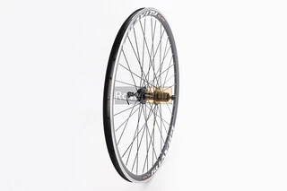 Колесо 29" заднє Disk-brake, обід "крапля" та втулка 14Gx36H алюмінієві NECO MS37R, під касету 8-9зв, кріпл. ексцентрик, "GRAVITY"