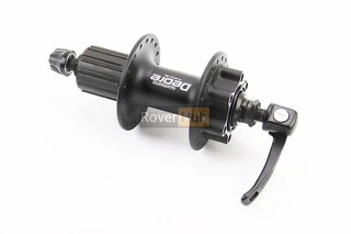 Втулка задняя MTB алюминиевая 14Gx36H под кассету 8-10зв, Disk-brake, крепл. эксцентрик, чёрная DEORE FH-M525A