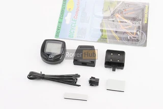 Велокомп'ютер 15-функцій, бездротовий, вологозахисний, чорний (без батарейок) Crosser 368С