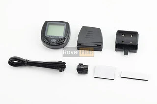 Велокомп'ютер 15-функцій, бездротовий, вологозахисний, чорний (без батарейок) Crosser 368С