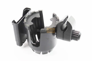 Тримач телефону та фляги на кермо, регульований, чорний