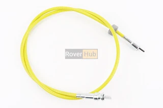 Трос спідометра (квадрат-лопатка, гайка-шток) (трос 115см; кожух 112см) жовтий