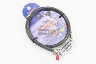 Замок протиугінний тросовий 650х8мм з 4-х значним кодом, TY417