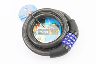 Замок протиугінний тросовий 1200х12мм з 4-х значним кодом, TY427