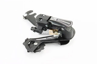 Перемикач ланцюга задній 6зв. кріпл. гачок, чорний Tourney RD-TY 21