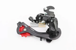 Перемикач ланцюга задній 6зв. кріпл. гачок, чорний Tourney RD-ТZ 500