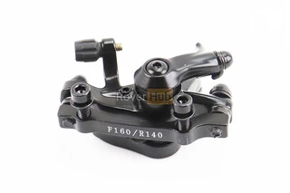 Гальмівний супорт передній (F160/R140мм), чорний DB-06