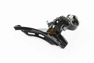 Перемикач ланцюга передній з верхньою тягою, кріпл. 28,6мм, під зірку 42Т, чорний FD-TZ 500