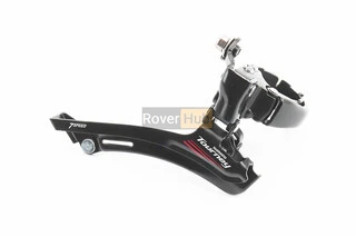 Перемикач ланцюга передній з нижньою тягою (ROAD 2x7 speed), кріпл. 31,8/34,9мм, під зірку 50Т, чорний FD-A070