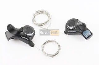 Переключатели (манетка) 3x7 скоростей, чёрные SL-TX 30