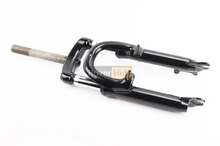 Вилка 20" амортизаційна, з різьбою 1" (25,4мм), шток 180мм, з ходом 50мм, V/Disk-brake, чорна