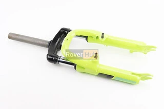 Вилка 20" амортизационная, без резьбы 1-1/8" (28,6мм), шток 180мм, с ходом 50мм, V/Disk-brake, жёлтая