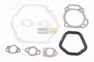 Прокладки двигуна 188F-88mm, к-кт 8 деталей, (пароніт, гума)