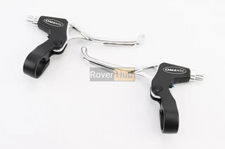 Тормозные ручки, алюминиевые, чёрно-серые TS384A