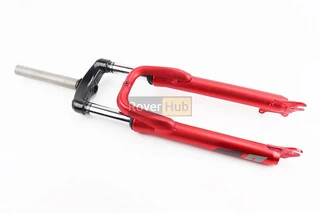 Вилка 26 "амортизаційна, без різьби 1-1/8" (28,6мм), шток 190мм, з ходом 60мм, Disk-brake, червона YS-3041