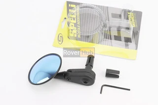 Зеркало круглое, регулируемое, угол настройки 360&deg;, чёрное SBM-4065