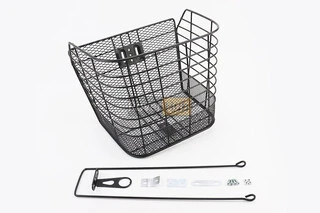 Корзина багажная передняя 26", чёрная JL-CK055 (возможны царапины, сколы, дефекты покраски)