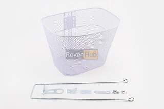 Корзина багажная передняя 28", белая TH-166 (возможны царапины, сколы, дефекты покраски)