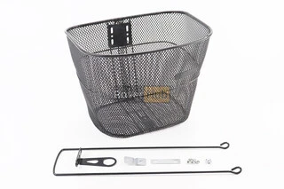 Корзина багажная передняя 28", чёрная TH-152 (возможны царапины, сколы, дефекты покраски)