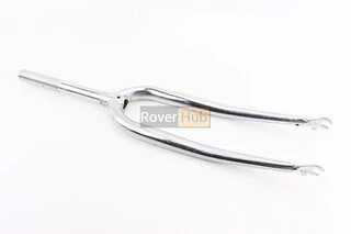 Вилка 26" з різьбою 1" (25,4мм), шток 200мм, нікельована