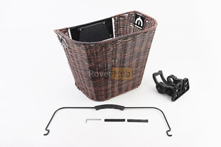 Кошик багажний, кріпл. швидкознімне на кермо, коричневий TH-300