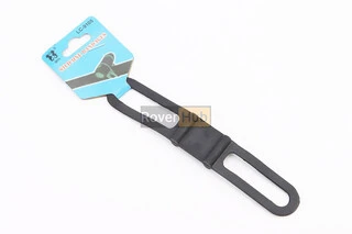 Кріплення ліхтаря на кермо велосипеда 22х140мм, силіконове, чорне