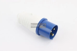 Вилка однофазна силова 16A, 250V