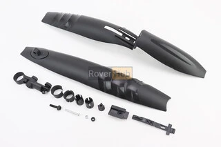 Крила пластмасові 24-26" MTB швидкознімні, чорні HC-373