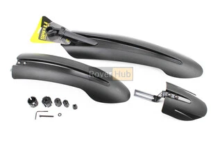 Крила пластмасові 26" FAT BIKE, чорні SMG-175