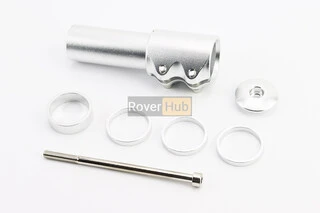 Подовжувач штока вилки 1 1/8&rdquo; (28.6 мм)х115мм, алюмінієвий, сірий