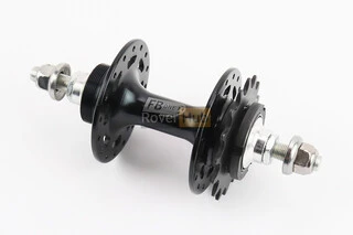 Втулка задня FIX алюмінієва 14Gx32H з фіксованою передачею 16Т, різьба Flip-Flop, 2 пром-підшипники 6000 2RS, кріпл. гайка, чорна