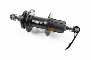 Втулка задня MTB алюмінієва 14Gx32H під касету 8-10зв, Disk-brake, кріпл. ексцентрик, чорна KT-MD4R