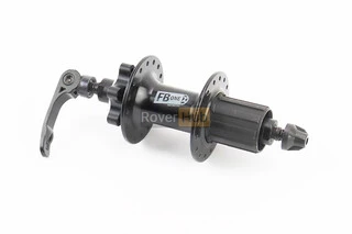 Втулка задня MTB алюмінієва 14Gx32H під касету 8-11зв, Disk-brake, 2 пром-підшипники 6200 2RS, кріпл. ексцентрик, чорна FB-A291В