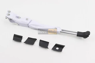 Підніжка бокова задня телескопічна для 24"- 29", кріплення за перо рами, алюмінієва, біла