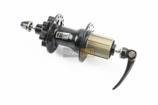 Втулка задня MTB алюмінієва 14Gx36H під касету 8-11зв, Disk-brake, 4 пром-підшипники 6001 2RS, кріпл. ексцентрик, чорна FB-A292В