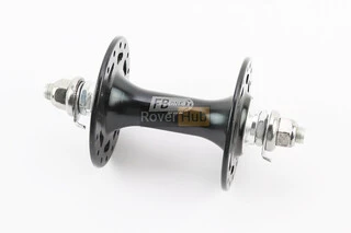 Втулка передня FIX алюмінієва 14Gx32H, 2 пром-підшипники 6000 2RS, під гайку, чорна FB-A266В