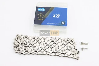 Ланцюг приводний 1/2х3/32х116L 8 швидкостей, сріблястий X8