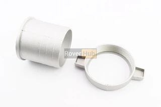 Перехідник мотопомпи з фланця на шланг, алюміній к-кт 2шт, 4" (D-100mm)