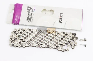 Ланцюг приводний 1/2х5/64х116L 9 швидкостей, сріблясто-чорний NOVE-91