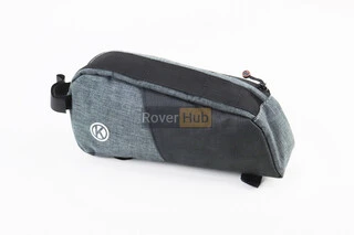 Сумка на раму 250х110х60мм, кріпл. на липучці, сіро-чорна