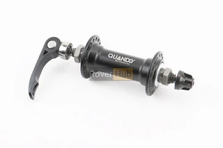 Втулка передня MTB алюмінієва 14Gx32H, V-brake, кріпл. ексцентрик, чорна KT-A15F