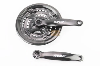 Шатуны "квадрат" 152мм, 42.34.24T MTB, чёрные NSS-3001