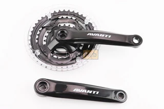 Шатуны "квадрат" 170мм, 42.34.24T MTB, чёрные GS-P321