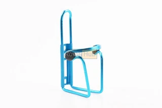 Флягодержатель алюминиевый с пластмассовыми вставками, крепл. на раму, синий