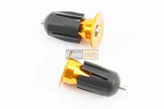 Заглушки керма, алюмінієві, золотисті к-кт