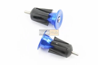 Заглушки керма, алюмінієві, сині к-кт