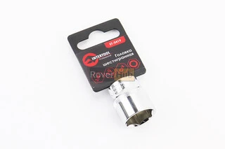 Головка торцева 6-гранна 3/8" 19мм CrV ET-0419