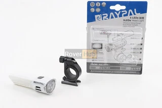 Фонарь передний 5 диодов, белый RPL-2225-5 (без батареек)